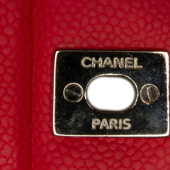 Auth Chanel Quilted Caviar New Clutch #127246C27B - Picture 9 of 11